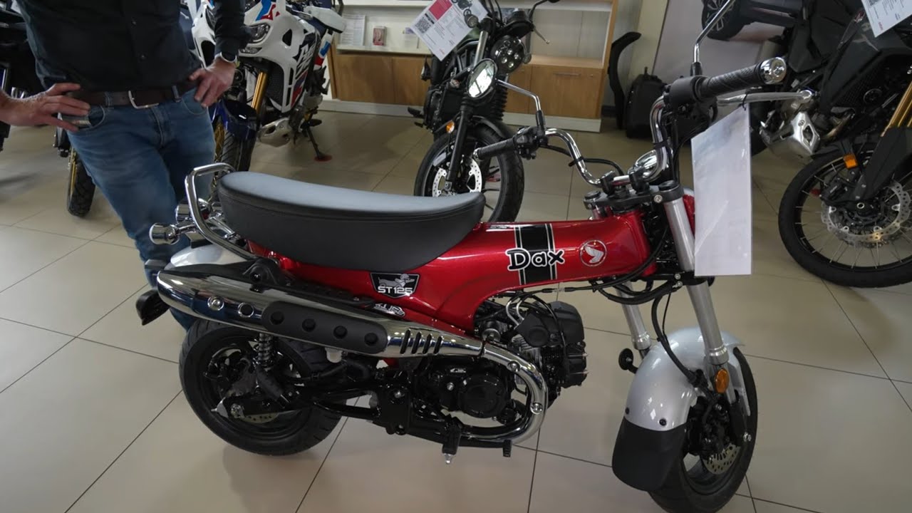 Wohnmobil Motorrad 2024 Die kleinste 125er der Welt Honda Dax 125 2024. Ohne Motorrad FS fahren!