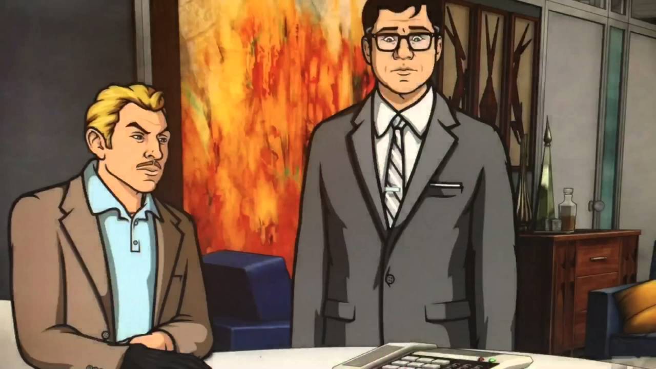 archer went into a raging rampage kills a bunch of bikers gang. through the cell phone call naked