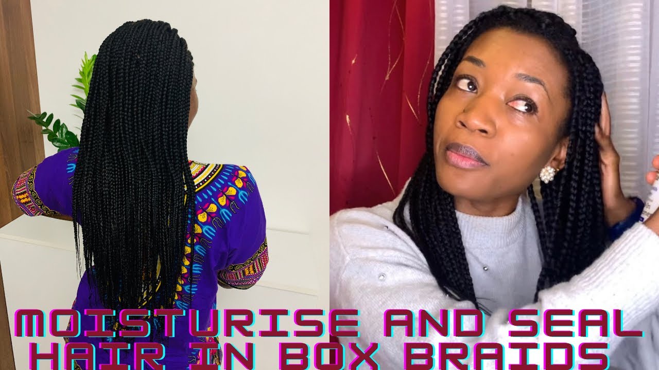 How to moisturize and seal relaxed hair in box braids: easy steps
