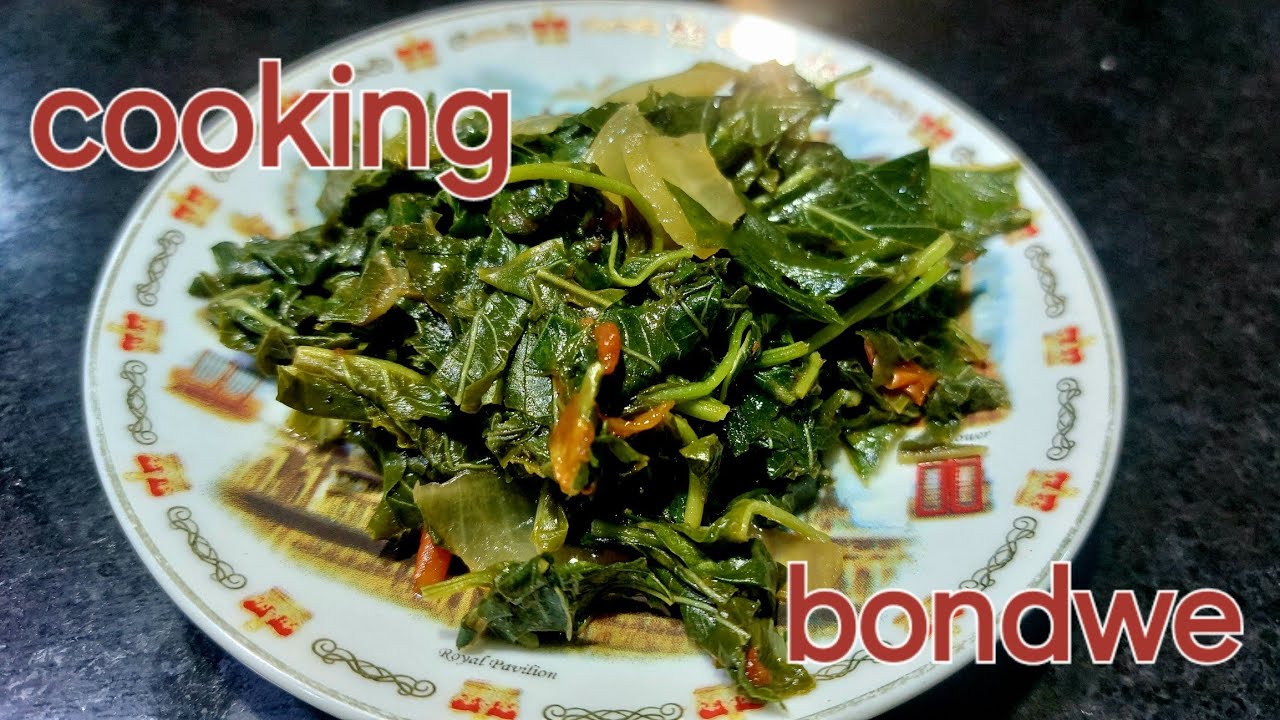 How to cook Bondwe Amaranth leaves..