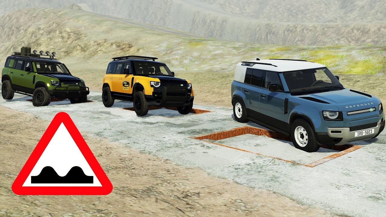 BeamNG Drive - Suspension & Stress Testing 2020 Land Rover Defender