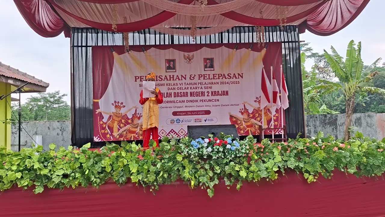 Sepatah Kata Perwakilan Siswi Kelas V #latepost #sdn2krajan #perpisahankelas6 