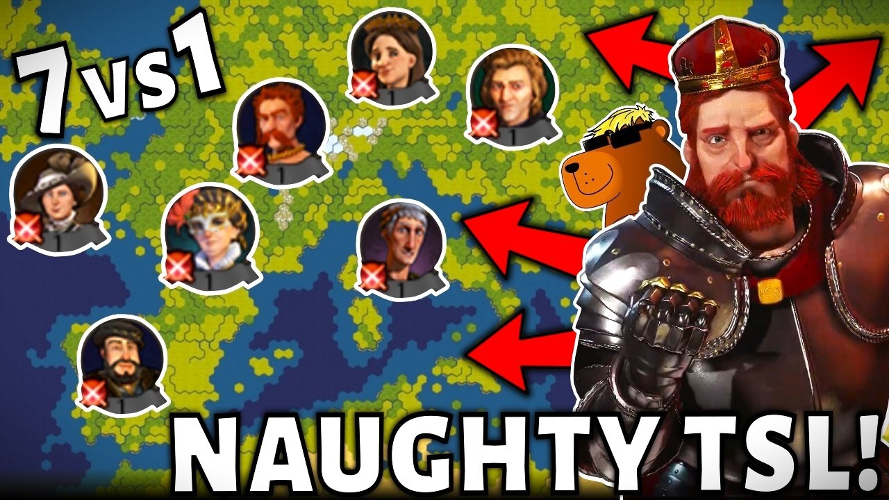 Cheeky Germany Is Doing It Again...! Can 7 Players Stop Me? (Europe TSL Frederick Civ 6)