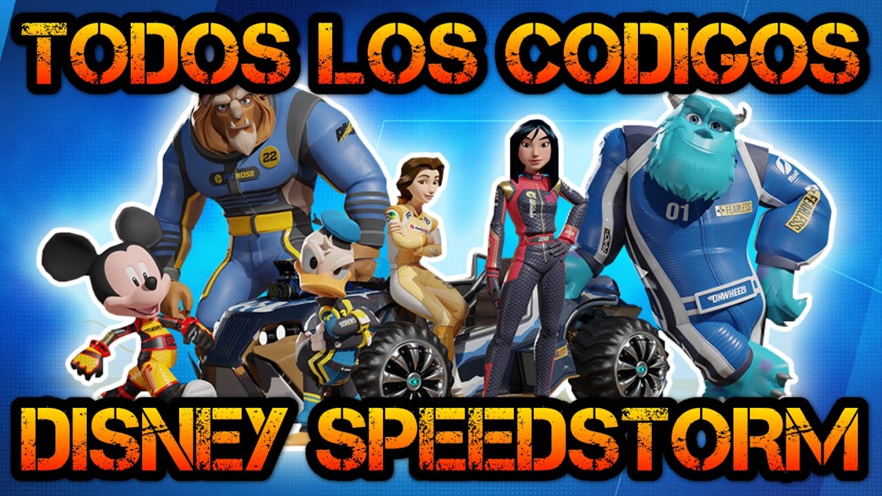 TODOS los CODIGOS de DISNEY SPEEDSTORM 🐭🏁 - ALL DISNEY SPEEDSTORM CODES