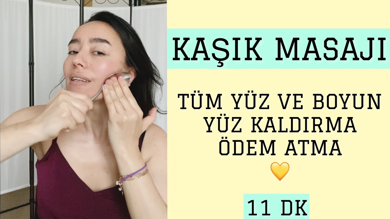 11 DK KAŞIK MASAJI, BAYILACAKSINIZ 💛 11 MINS SPOON MASSAGE WHOLE FACE AND NECK