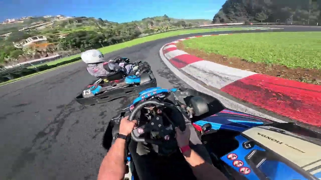 Karting Resistência TRKA(3h) 2025 Faial, Madeira. Início corrida P2, classificação final 2° lugar!
