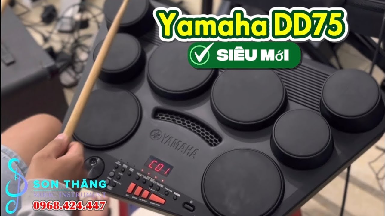 Bán Trống Yamaha dd75 mới 96% 