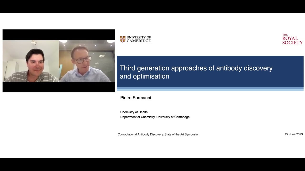 Computational Antibody Discovery Symposium: Introduction, Pietro Sormanni (University of Cambridge).