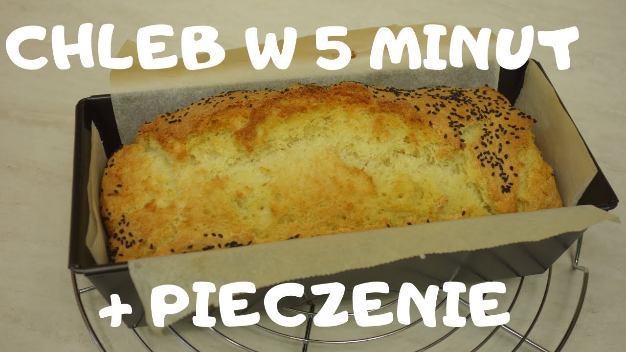 Ekspresowy chleb w 5 minut - bez drożdży bez wyrabiania i bez wyrastania - chleb na sodzie