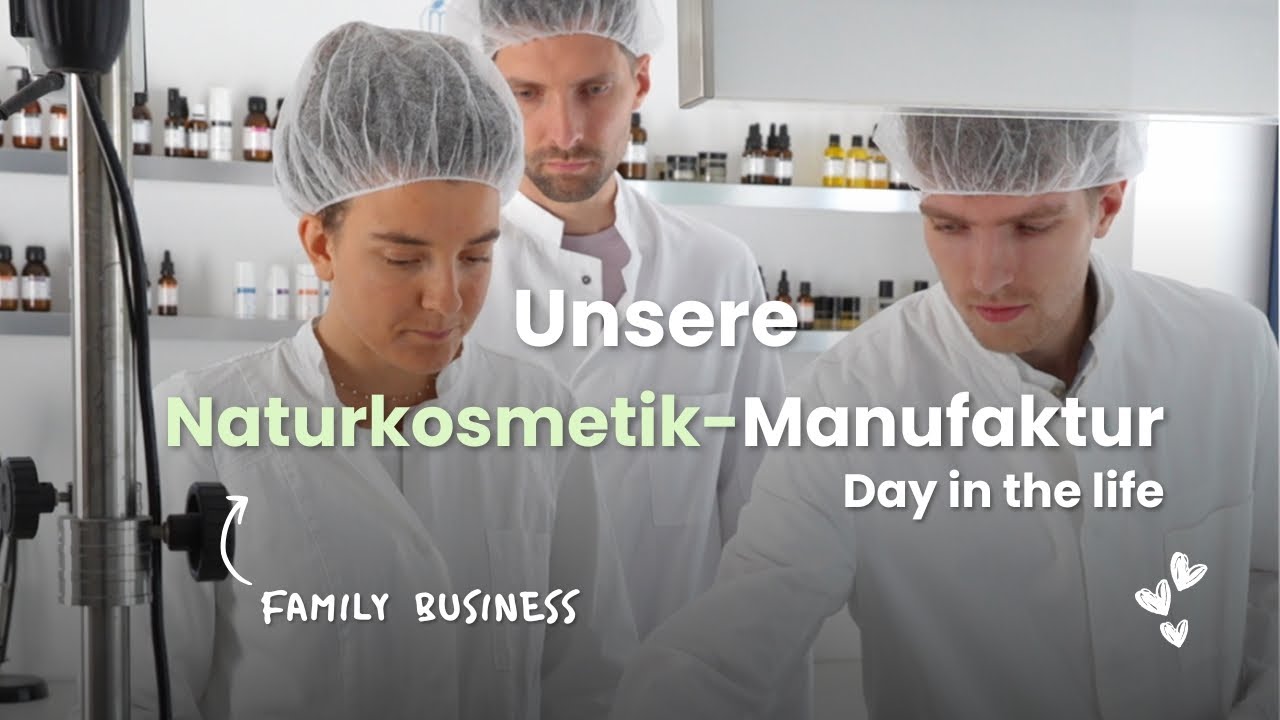 Ein Tag in unserer Naturkosmetik-Manufaktur 🌿 Day in the Life of a Small Family Business