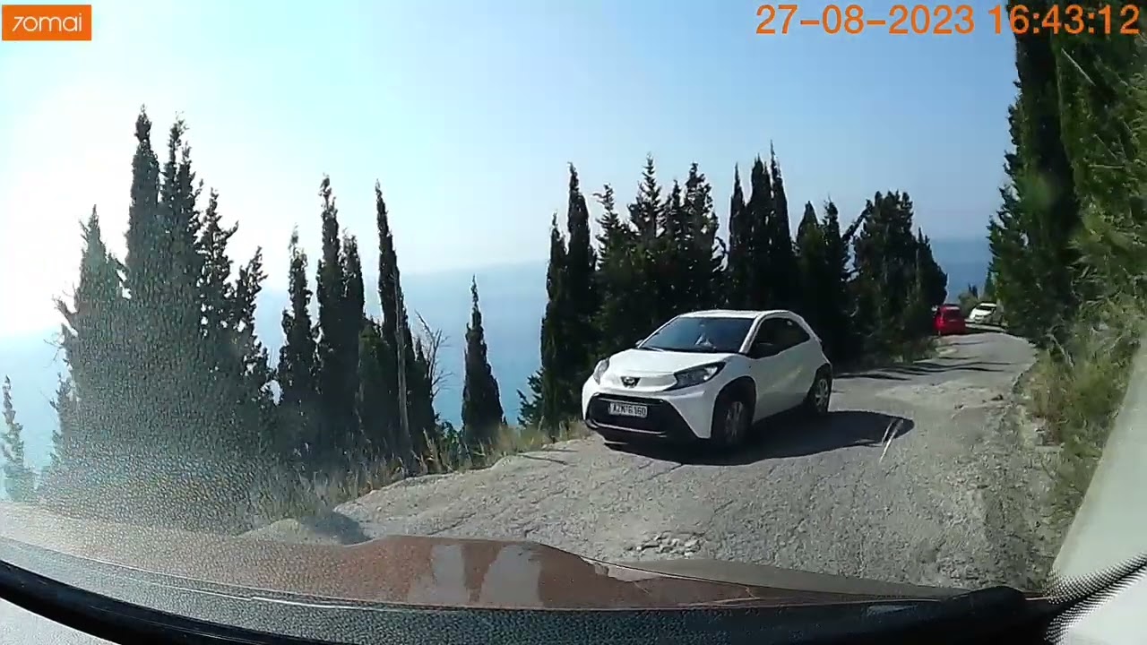 Lefkada Island Drive to Megali Petra Beach