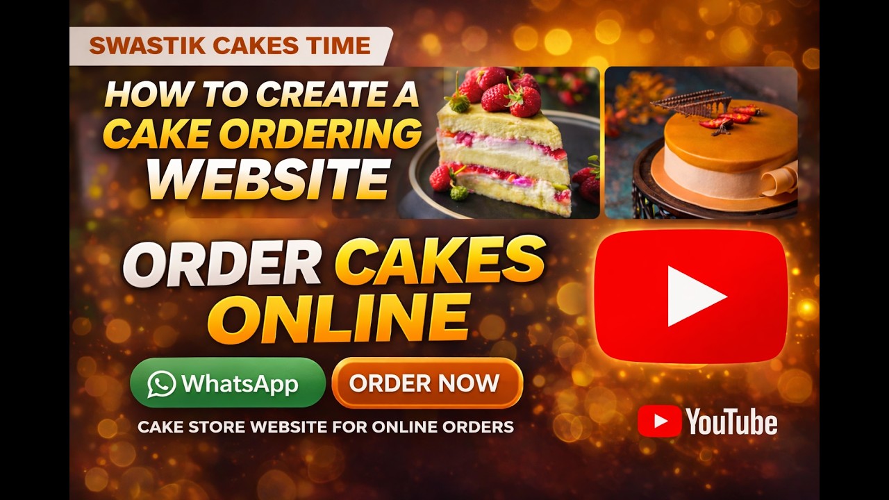 HOW TO CREATE A CAKE ORDERING WEBSITE IN 2026 || ONLINE CAKE SHOP WITH WHATS APP