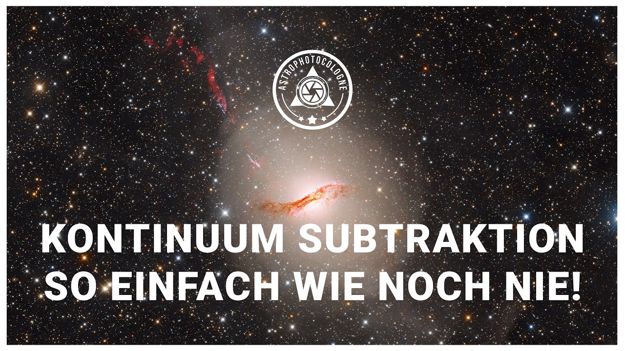 Photometric Continuum Subtraction - Kontinuumsubtraktion so einfach wie nie! PixInsight Tutorial