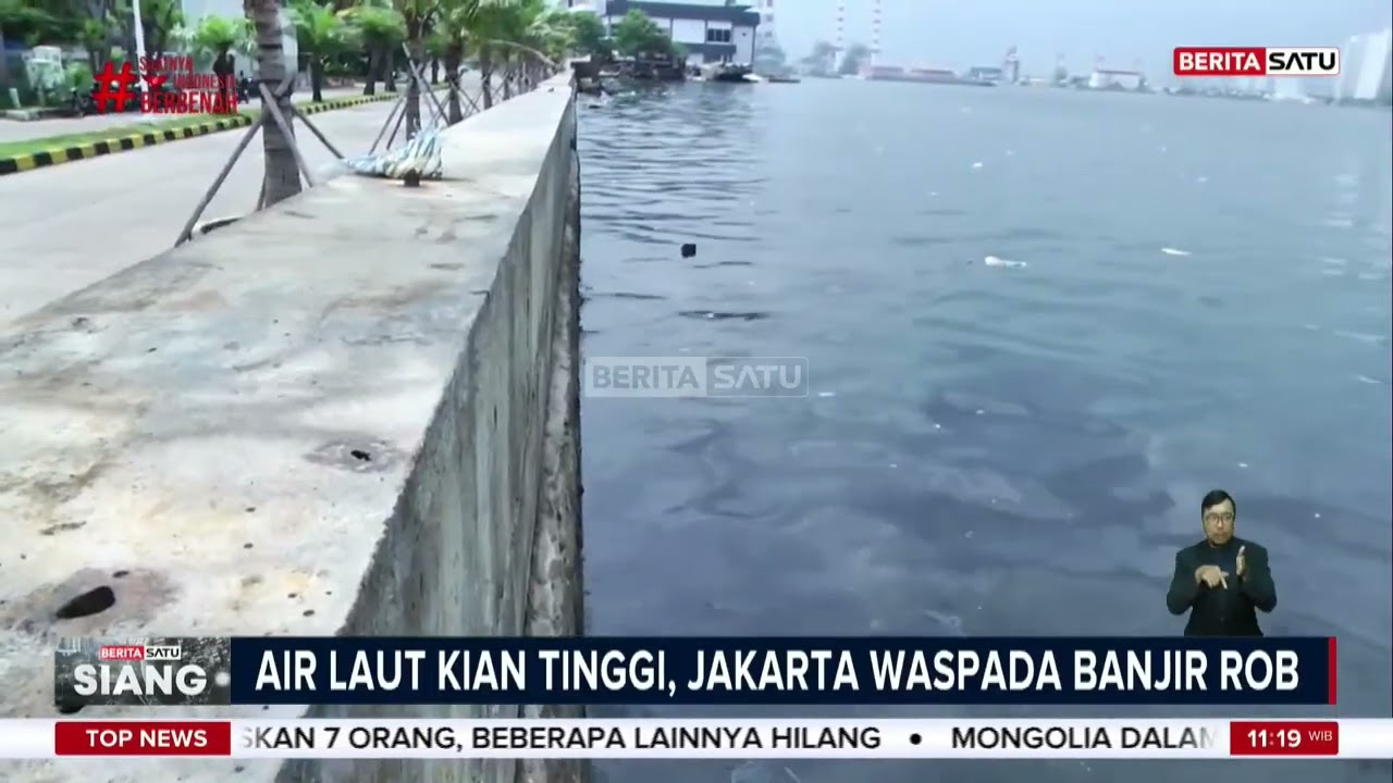 Air Laut di Pantai Mutiara Kian Tinggi, Jakarta Waspada Banjir Rob #Beritasatu