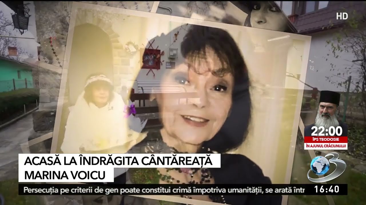 Acasă la îndrăgita Marina Voica la un an și jumătate după operația pe cord deschis
