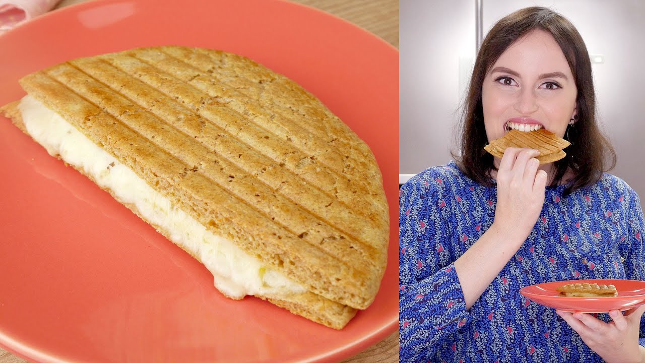 PÃO FIT DE FRIGIDEIRA OU SANDUICHEIRA - SEM FARINHA 5 INGREDIENTES | Cook'n Enjoy 730