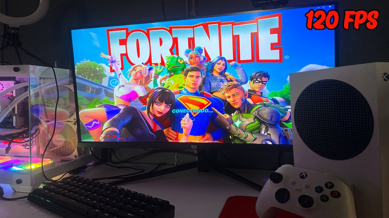 Xbox Series S 120HZ - Teste de 120 FPS no Fortnite