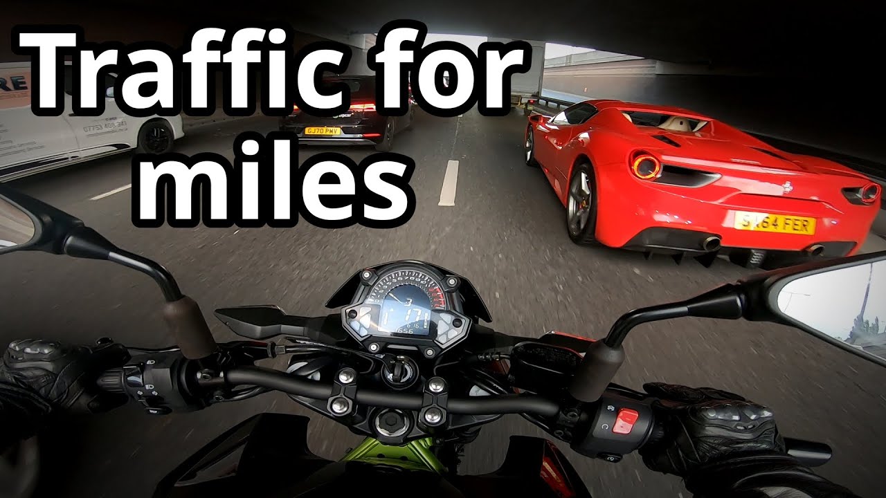POV: Filtering Through London Traffic For 14 Minutes Straight || Kawasaki Z400