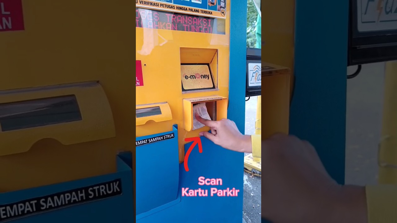 #SHORTS | CARA BAYAR PARKIR PAKAI E-MONEY