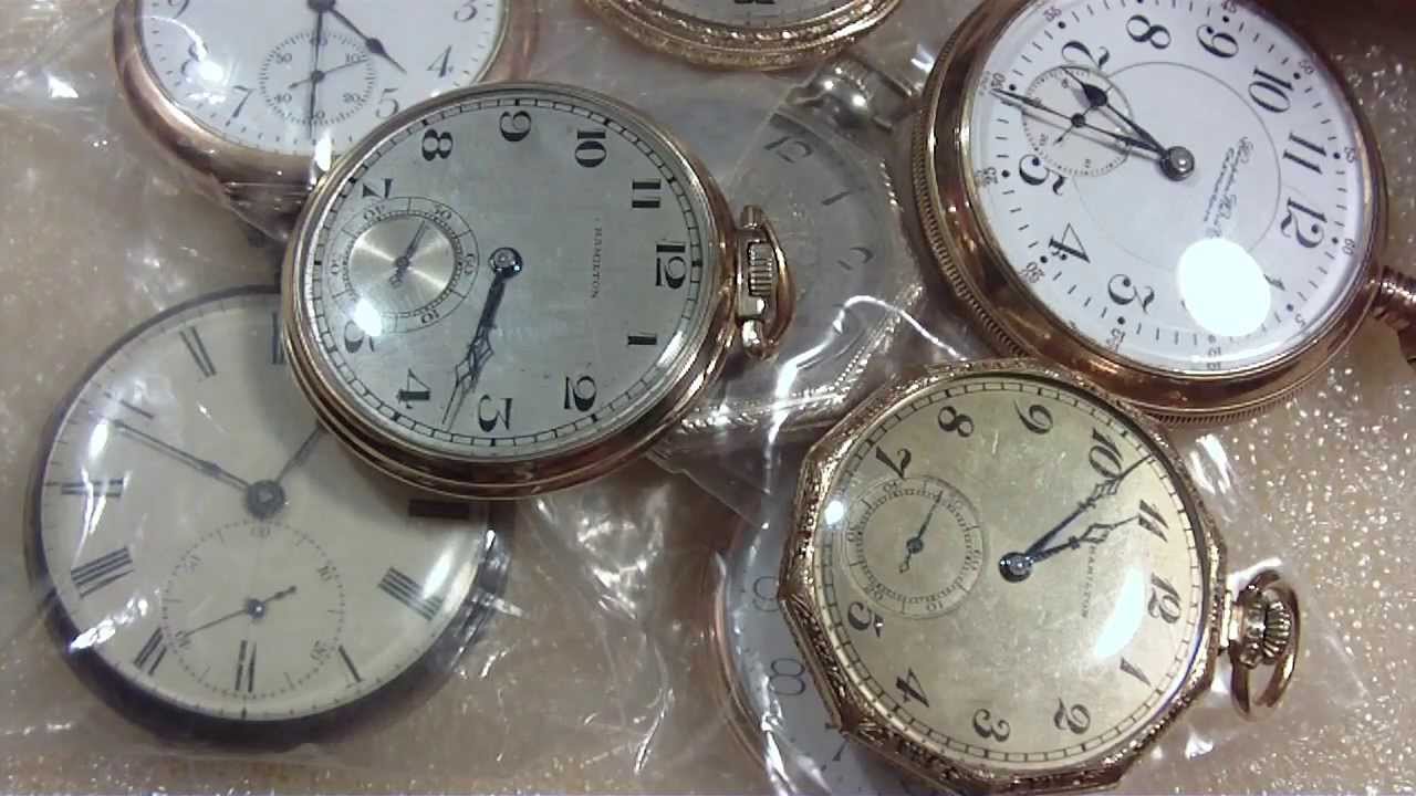 How to open up an old pocket watch case, screw on and snap on