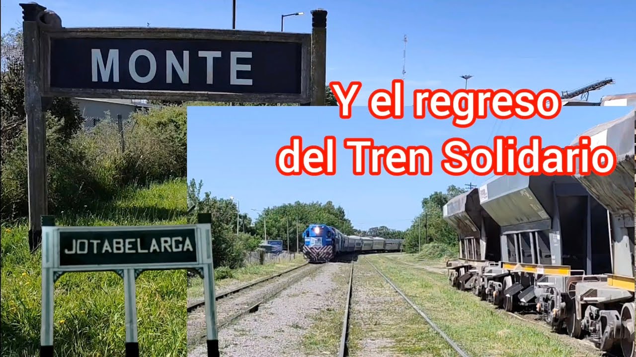 ESTACIÓN SAN MIGUEL DEL MONTE y el regreso del TREN SOLIDARIO 