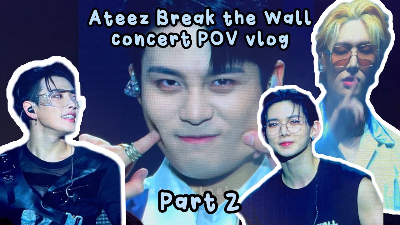 Ateez concert pov: performance, cute and funny ments from Break the Wall Anaheim November 8 PART 2