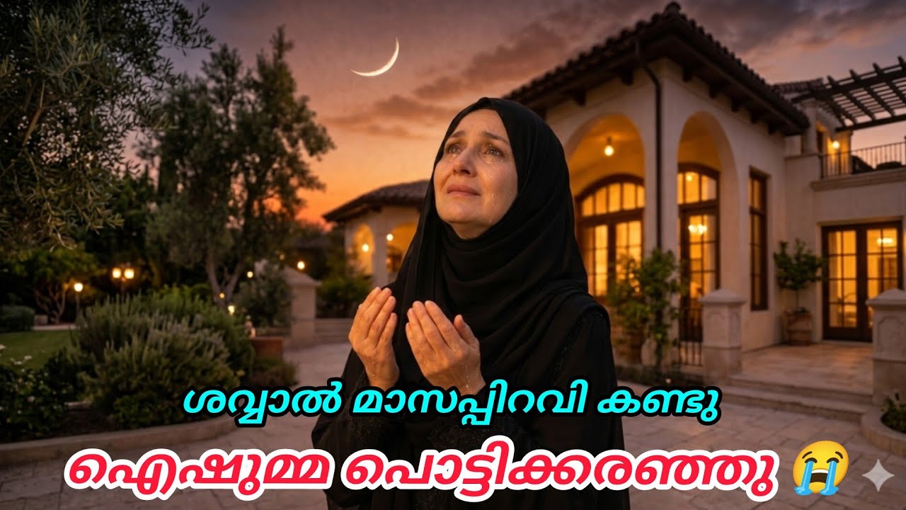 ശവ്വാൽ മാസപ്പിറവി കണ്ടു. ഐഷുമ്മ പൊട്ടിക്കരഞ്ഞു😭#nusaiba#islamicstory#maalâ