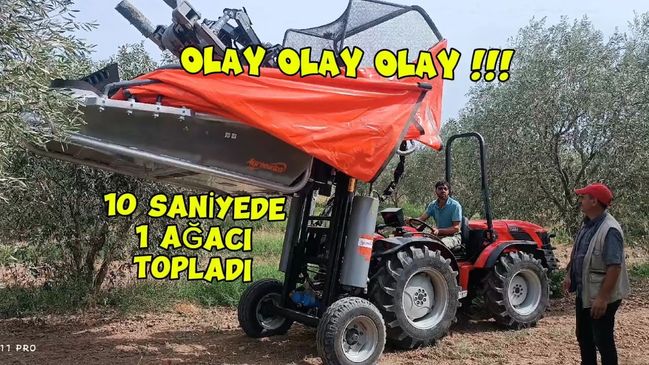 AGROMELKA ZEYTİN BADEM CEVİZ HASAT MAKİNASI #keşfet #drone #tarım#çiftçi