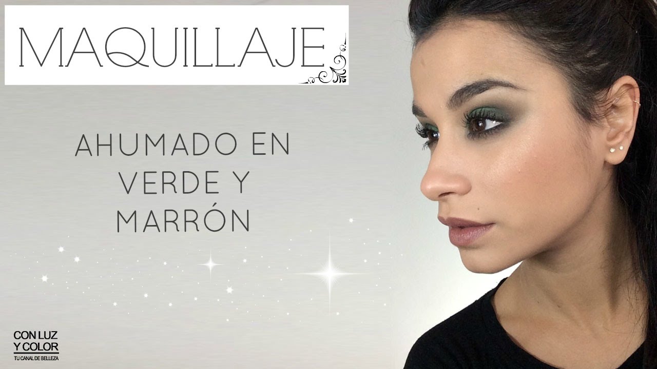 MAQUILLAJE: Ahumado en verde y marrón