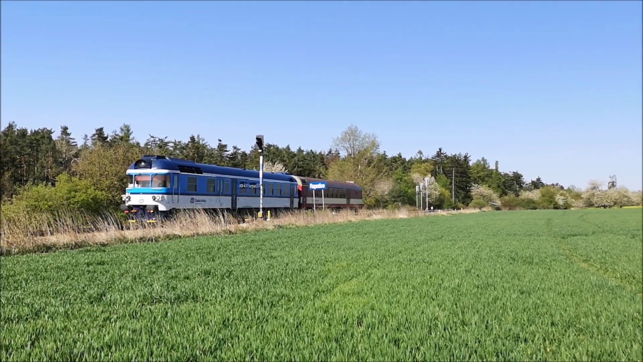 Vlaky/ Trains Rapotice + Vysoké Popovice 23.4.2020