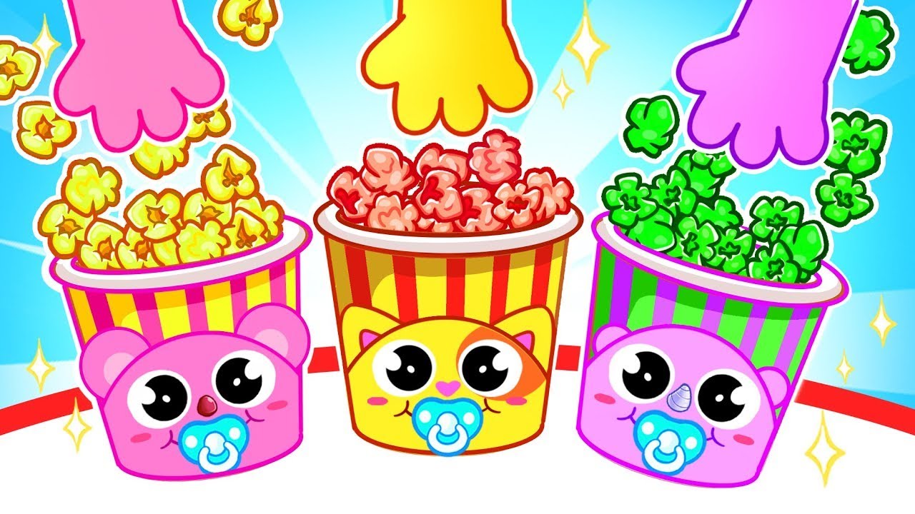 Little Popcorn for Baby | So Many Colors! Funny Songs For Kids & Nursery Rhymes by Toddler Zoo Yaa!