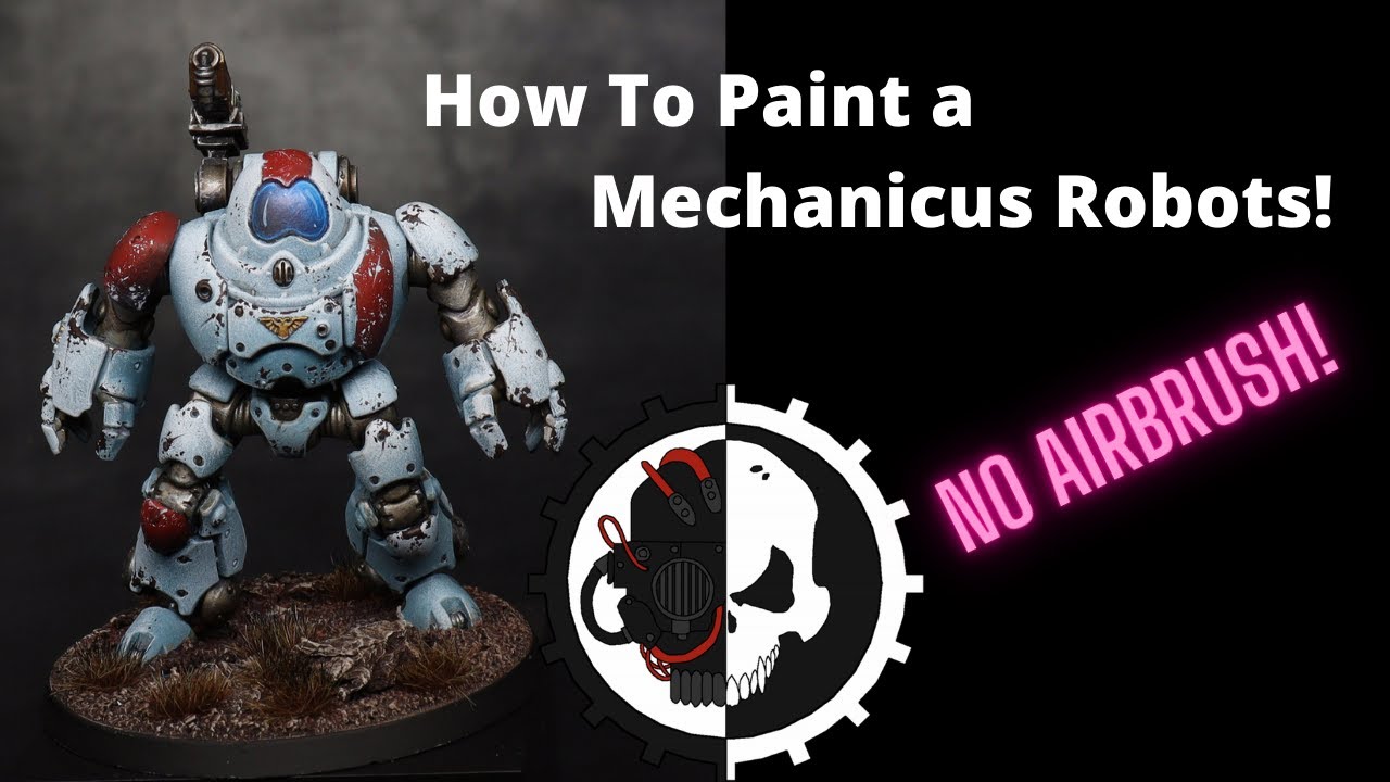 Как покрасить роботов Механикус — руководство по Warhammer без аэрографа