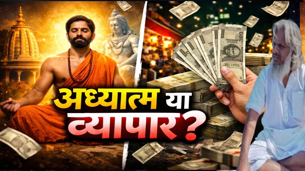 अध्यात्म के नाम पर सबसे बड़ा धोखा | सच्चाई जानकर चौंक जाएंगे।क्या अध्यात्म भी एक बिजनेस बन चुका है? 