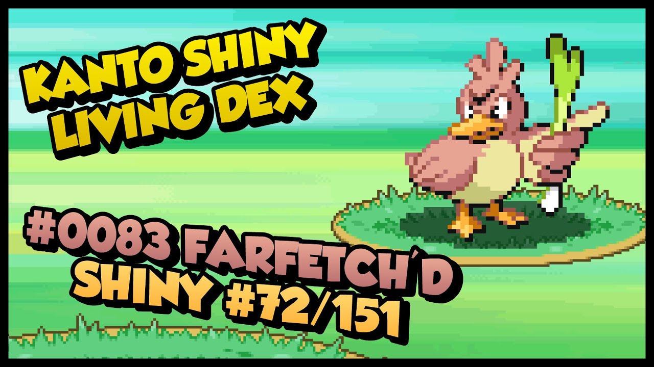 Getting EVERY SHINY POKEMON from Generation 1! | Shiny Farfetch'd in HeartGold