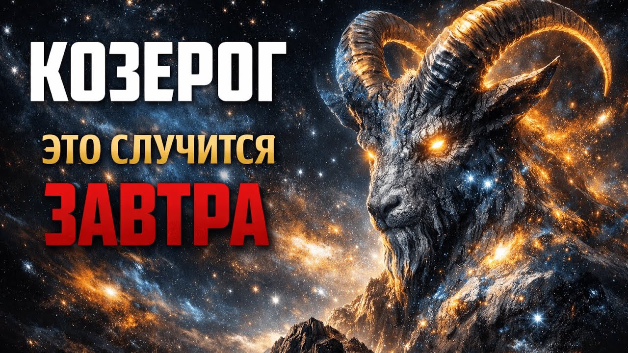 КОЗЕРОГ♑: ЗАВТРА ПРОИЗОЙДЕТ САМОЕ ВАЖНОЕ СОБЫТИЕ В ТВОЕЙ ЖИЗНИ