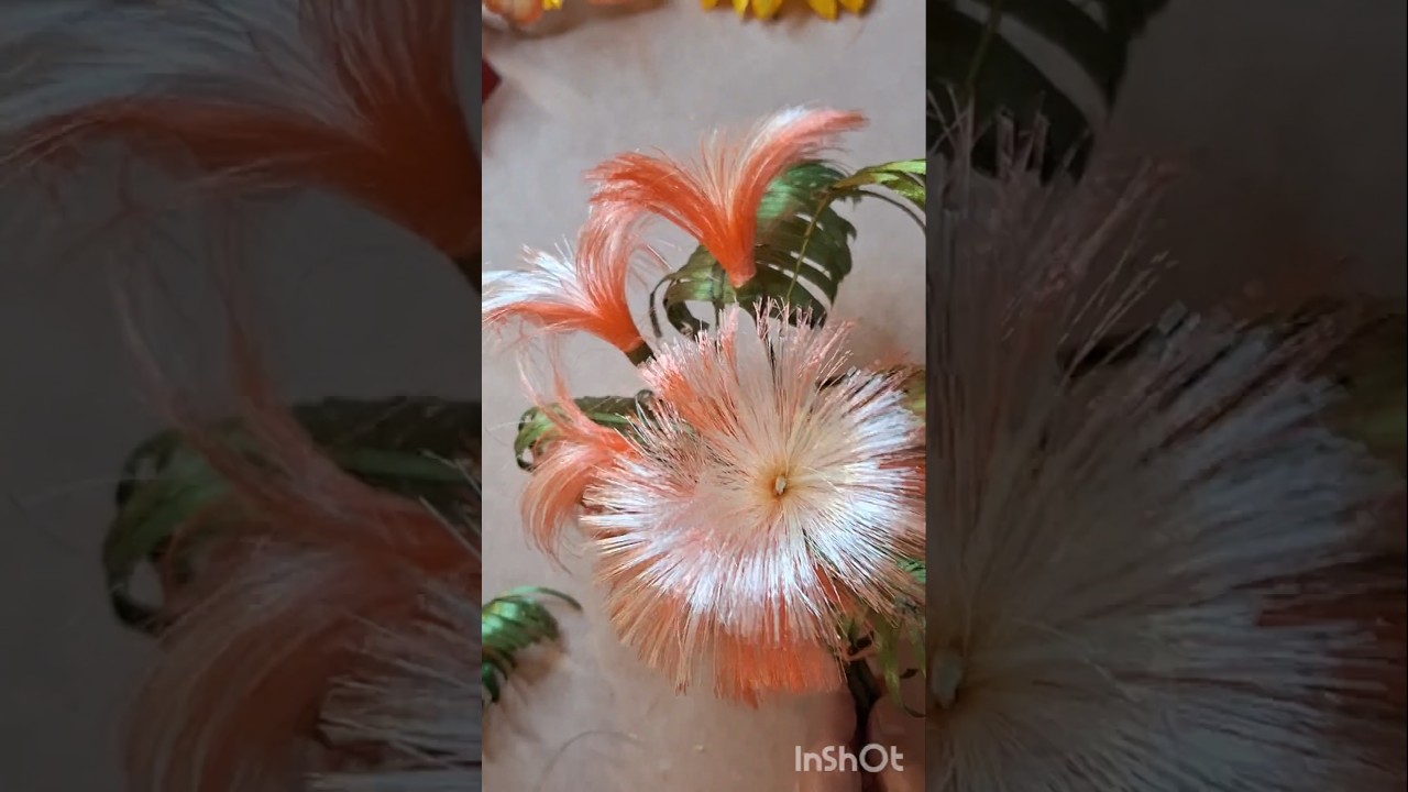 Persian Silk Tree with satin ribbons #ribbonart #diy  #ribboncrafts #youtubeshorts  #viralvideo