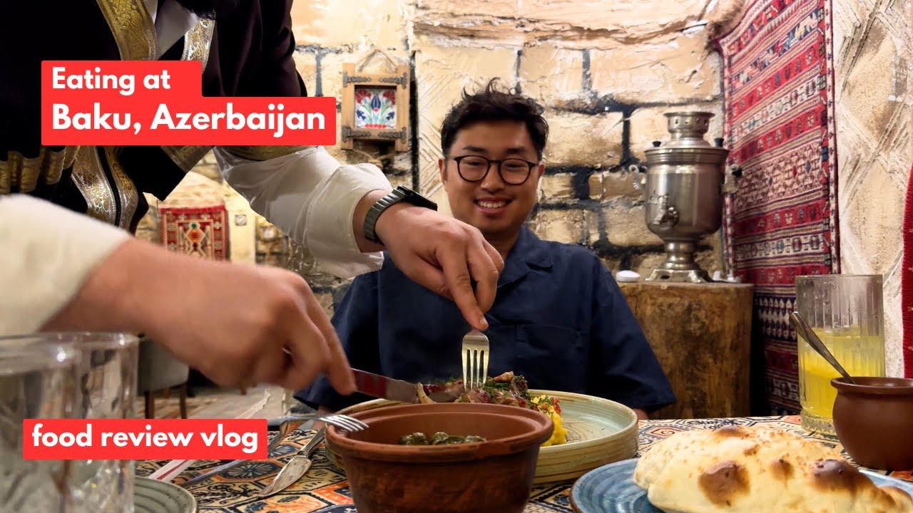 Trying the Famous Dolma Restaurant in Baku 🇦🇿 | Traditional Azerbaijani Food Experience!
