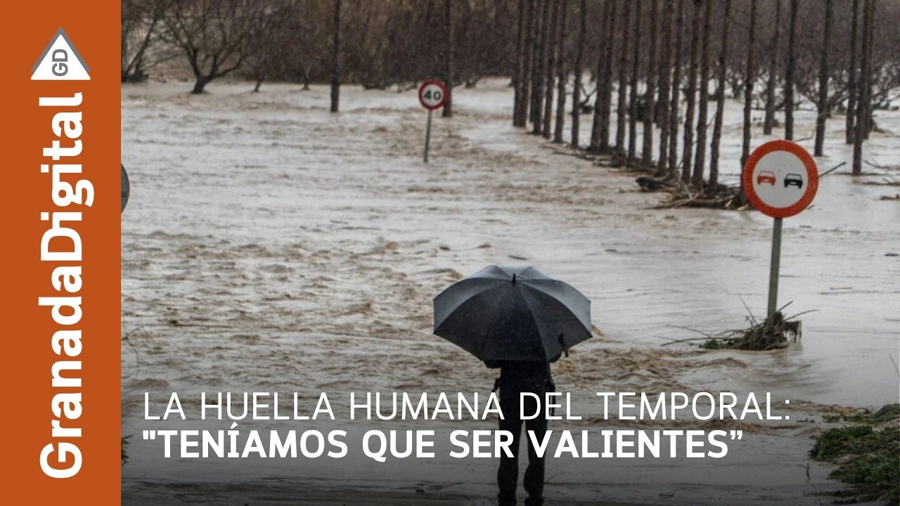 La huella humana que deja el temporal: 