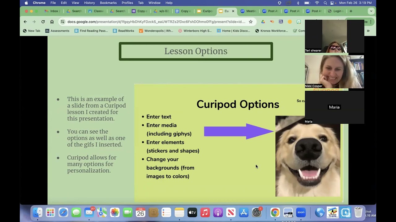 Curipod Technology Leadership Professional Develoment Presentation & Field Experience