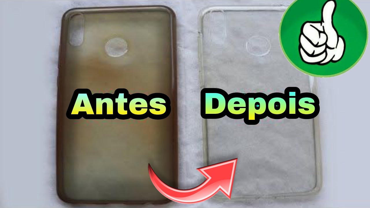 COMO LIMPAR CAPINHA DE CELULAR TRANSPARENTE | COMO LIMPAR CAPINHA AMARELADA DE CELULAR
