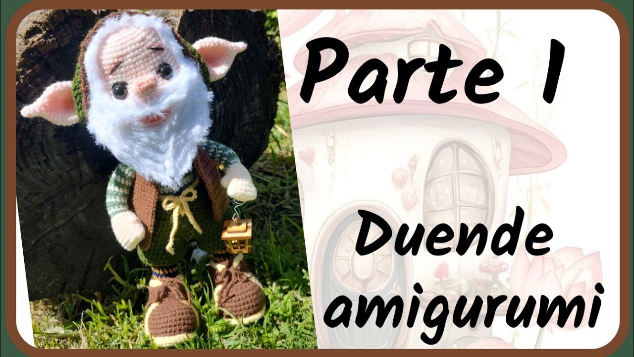 Teje Hermoso duende paso a paso a #Crochet #duendetejido #tejedoras