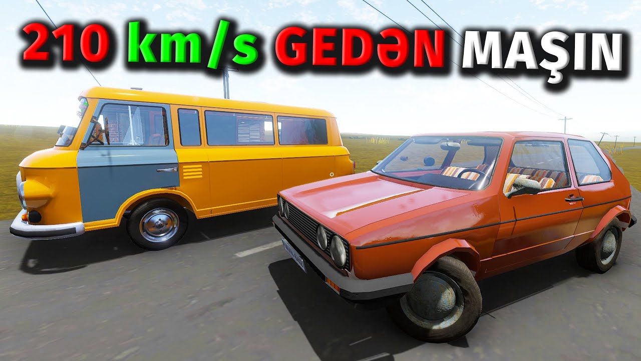 SAATDA 180 GEDİB IŞIQ DİRƏYİNƏ GİRDİM | The Long Drive | Maşın Oyunları | #sahmarehmedov