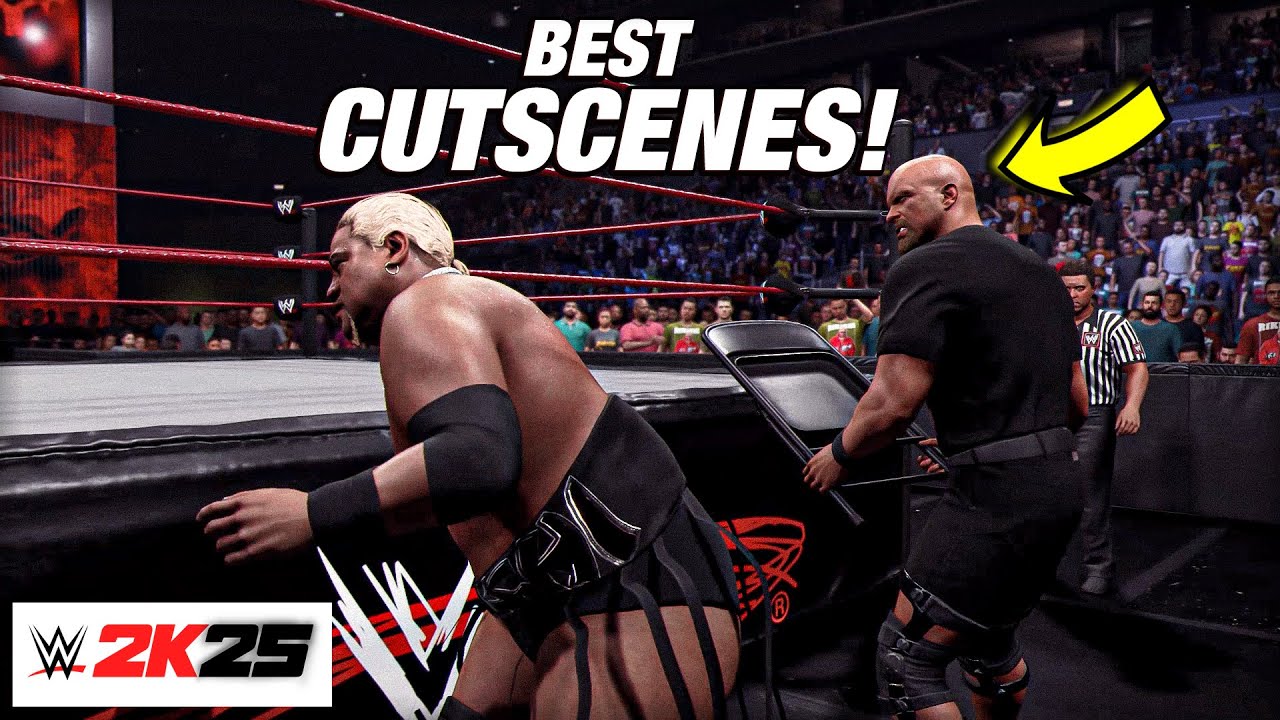 WWE 2K25 – Топ 10 катсцен из режима Showcase (Эпично)