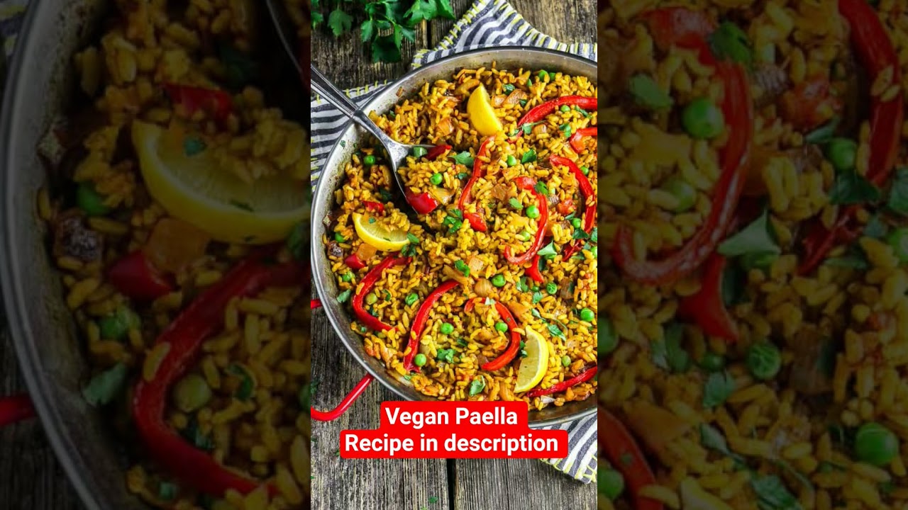 World’s Most Colorful Vegetarian Dish 😍 | Paella Recipe 