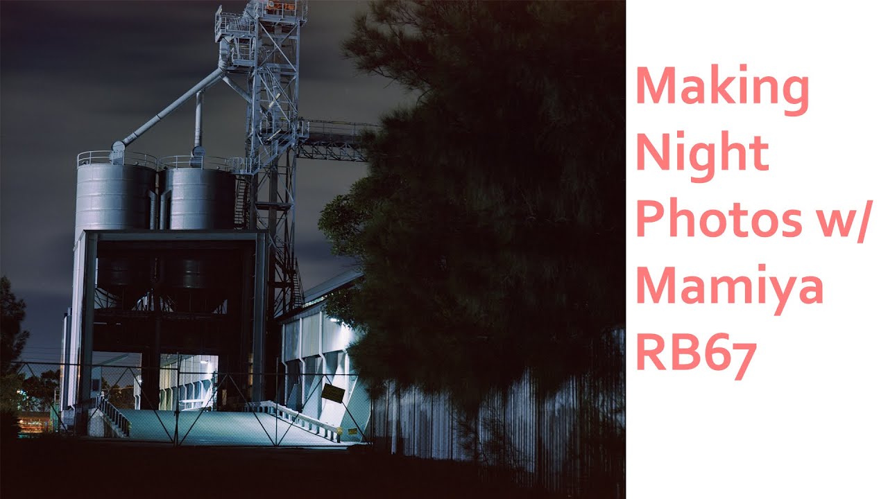 Making night photos with Mamiya RB 67
