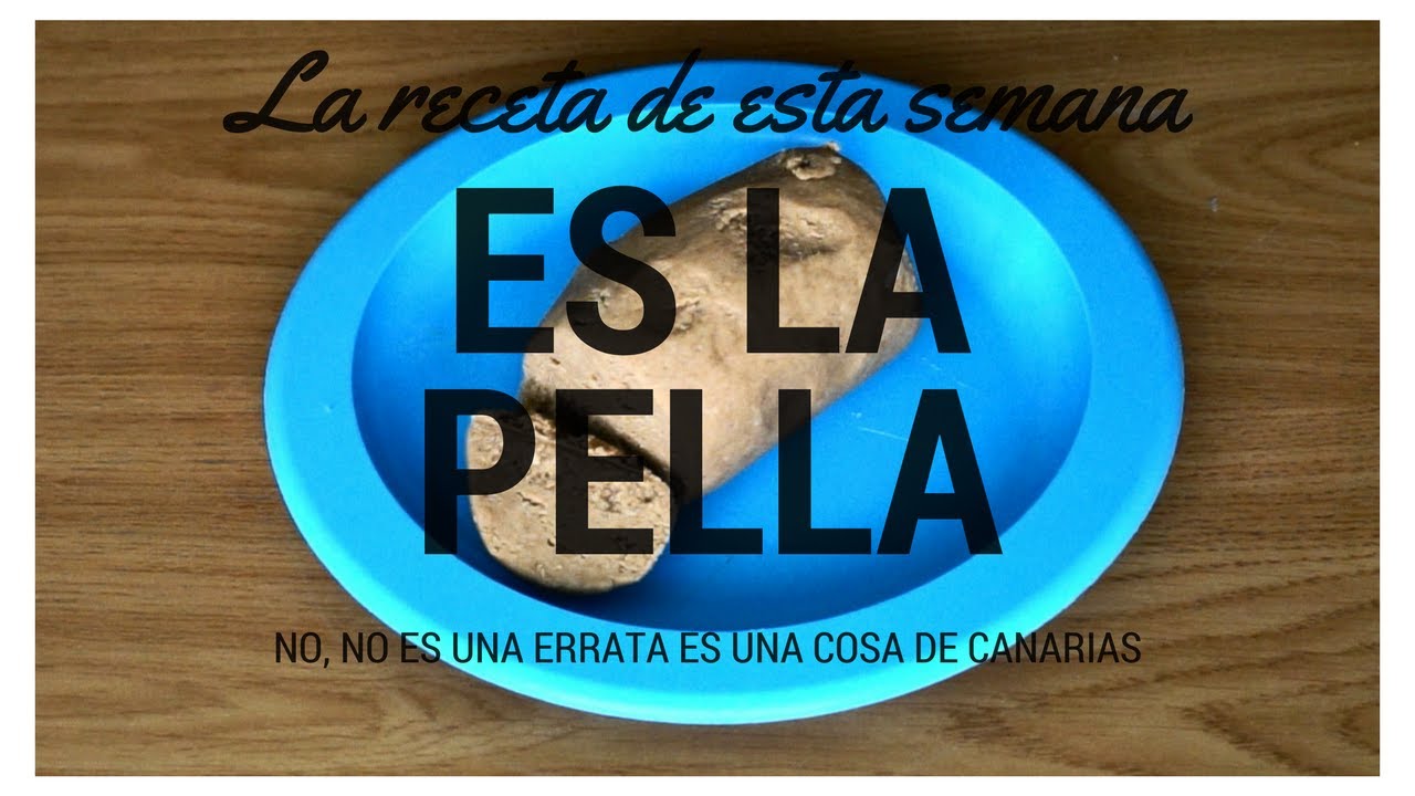 Pella de gofio con almendra molida y miel