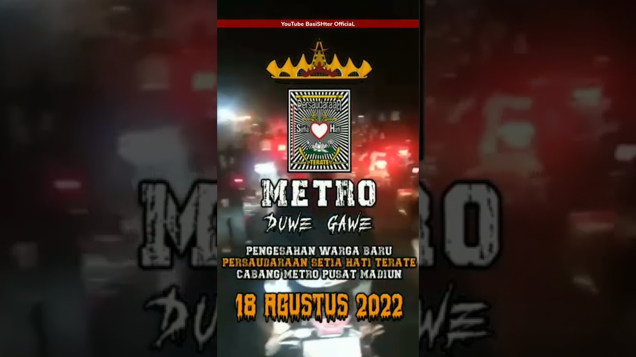 Story Pengesahan Psht Cabang Metro Pusat Madiun Nduwe Gawe Tanggal 18 Agustus 2022 #videoshort