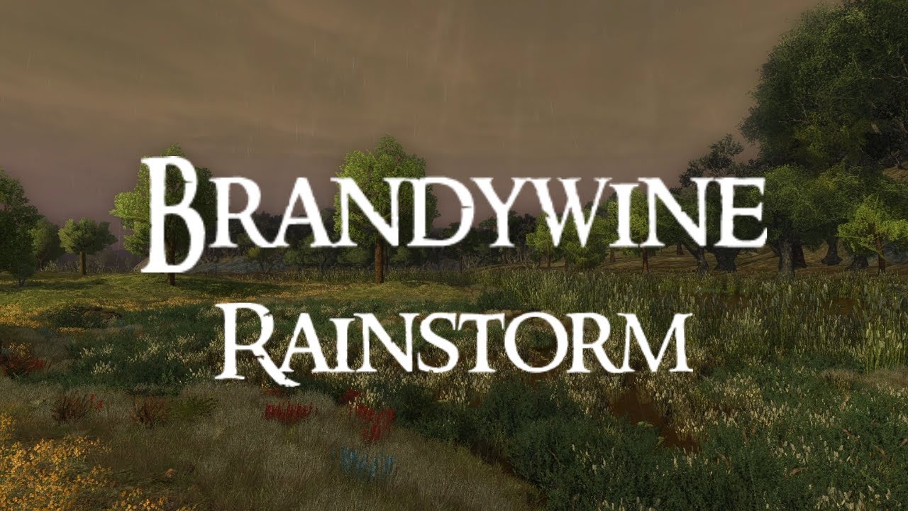 LOTRO | SHIRE | Brandywine Rainstorm | Music & Ambience | 1 Hour