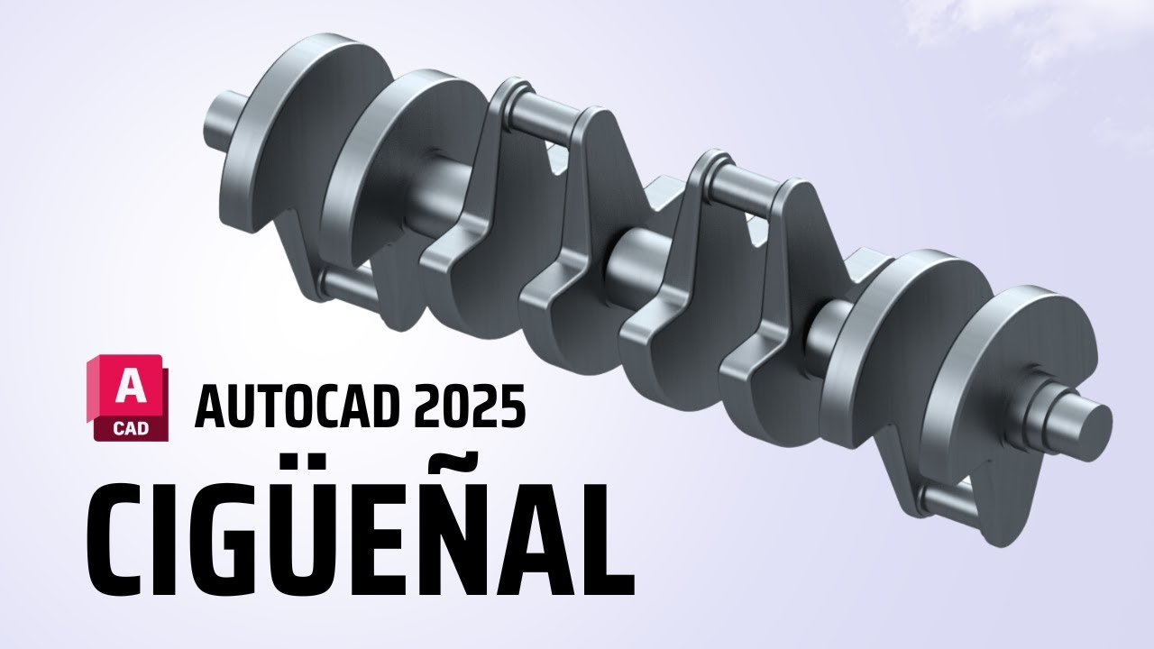 Diseño de un Cigüeñal en AutoCAD 2025  Paso a Paso