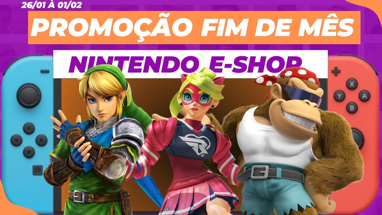 TOP 10 MELHORES PROMOÇÕES DA ULTIMA SEMANA DE JANEIRO 2026 PRO NINTENDO SWITCH 1 E NINTENDO SWITCH 2
